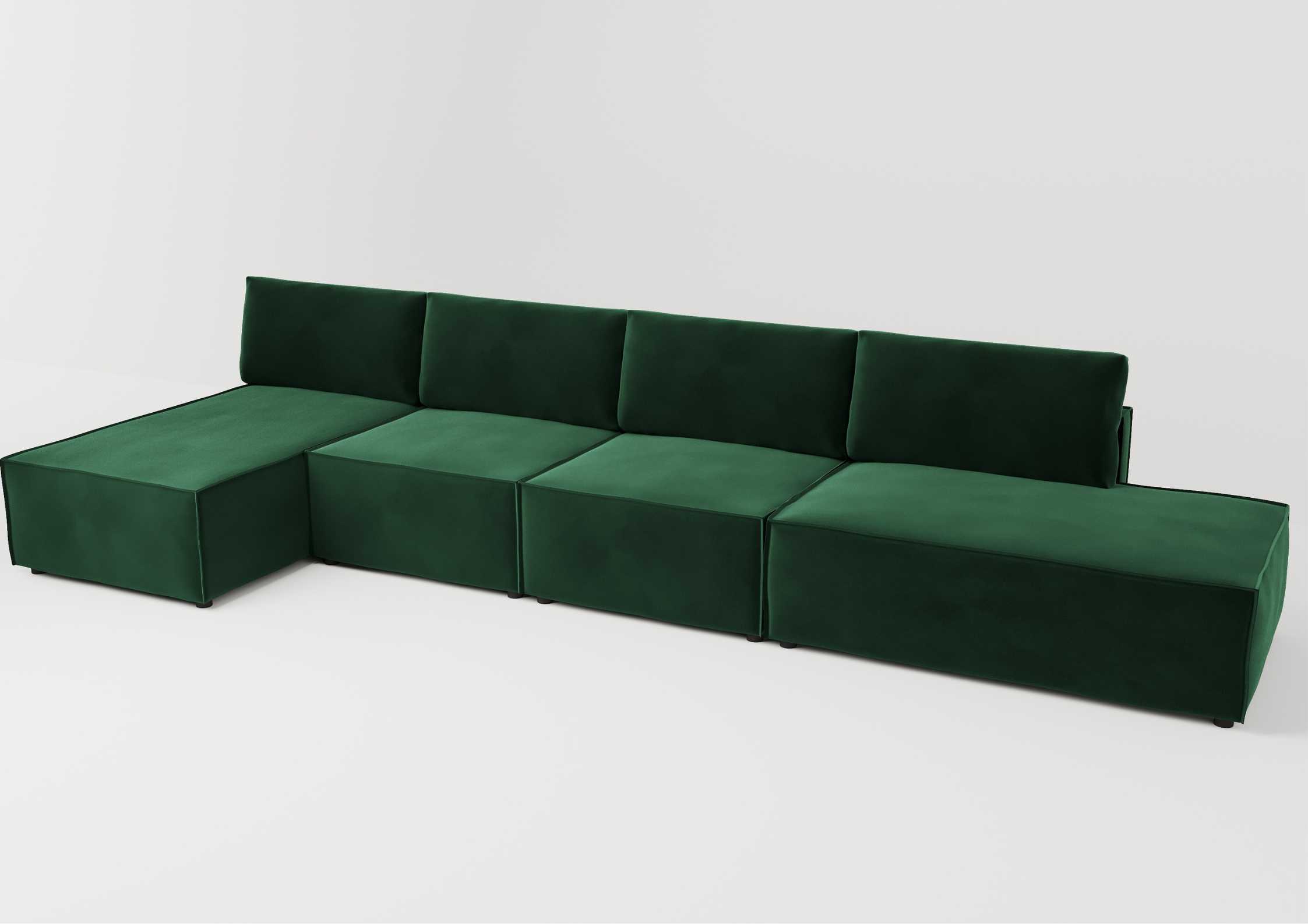 Zielony narożnik modułowy